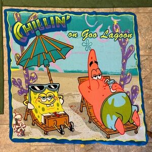SpongeBob and Patrick fleece blanket